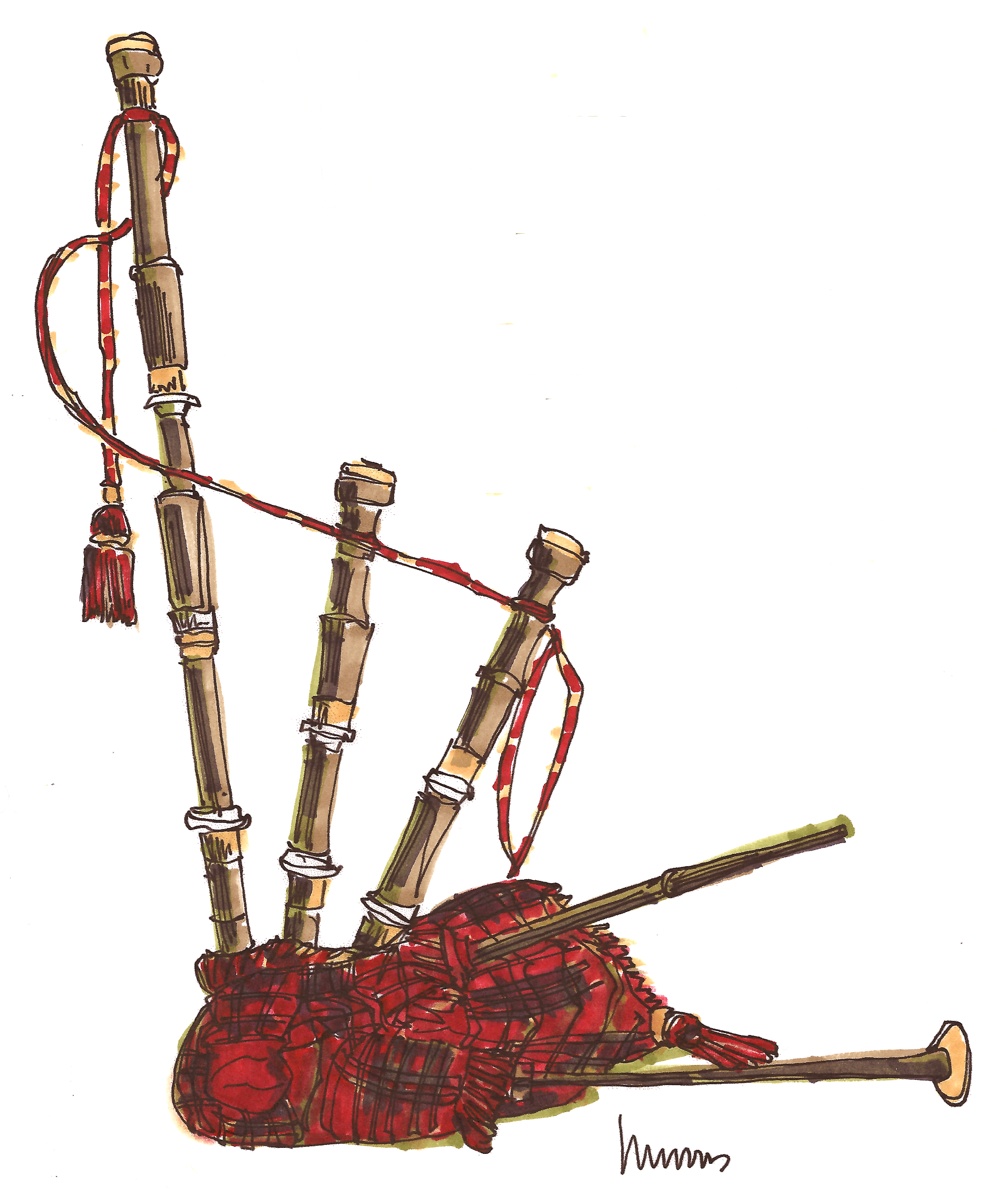 bagpipe clipart - photo #49